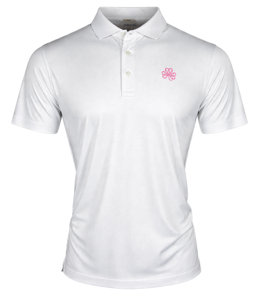 Johnnie-O White Pete Polo