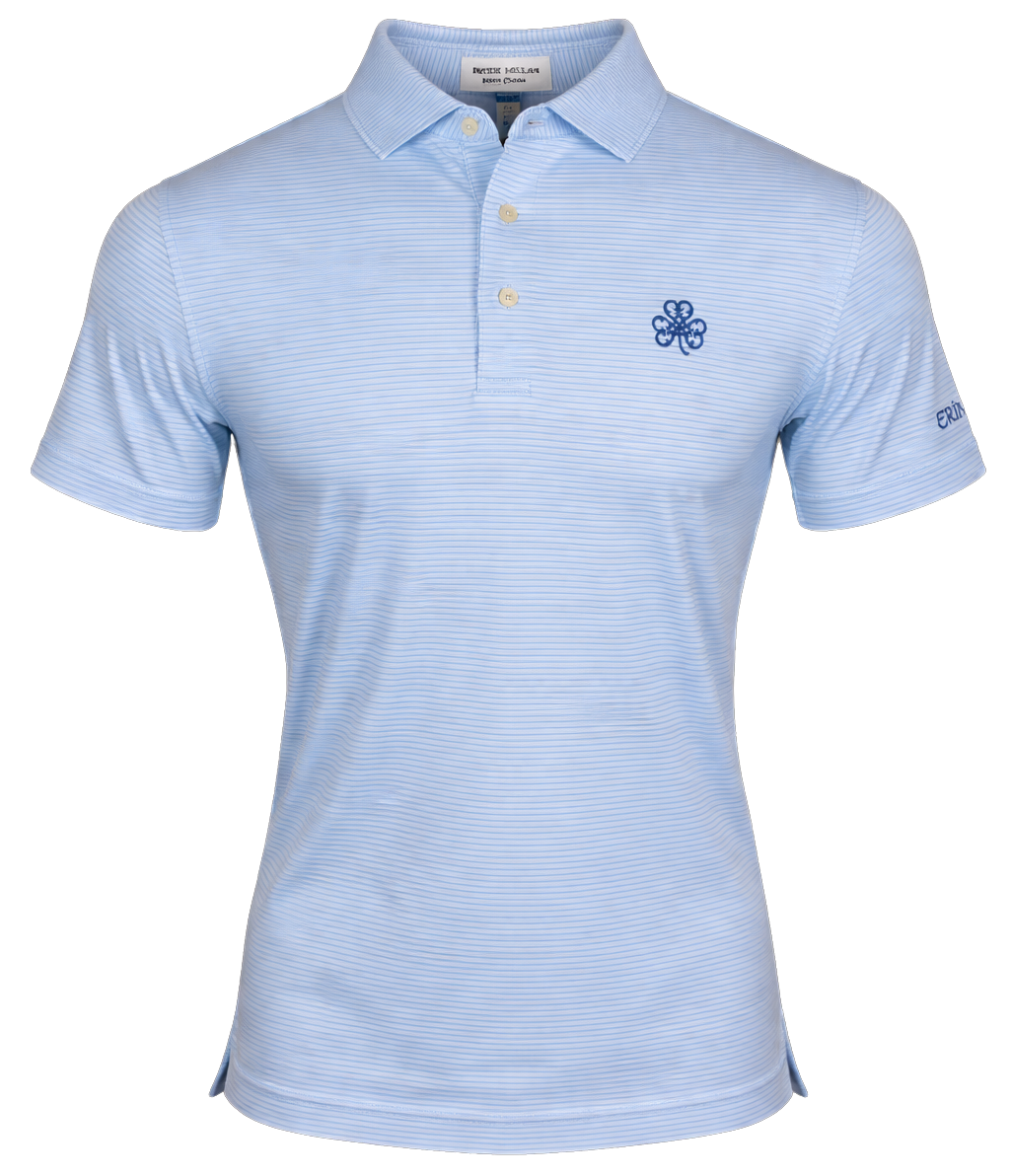 Peter Millar Blue Fade Grove Performance Jersey Polo