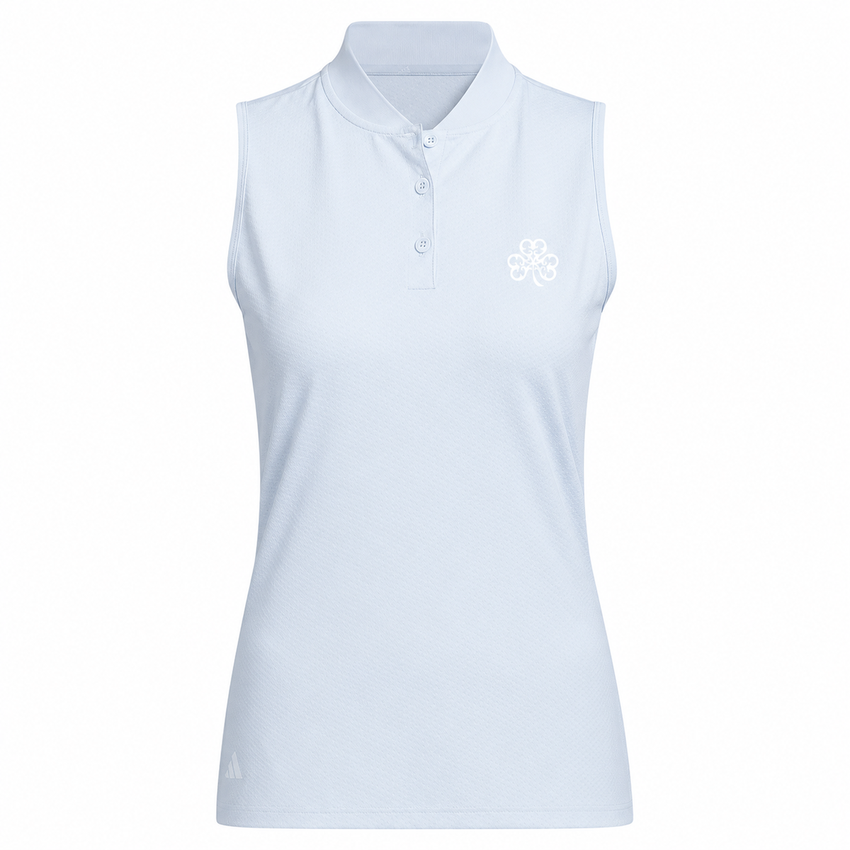 Ladies Textured Sleeveless Polo