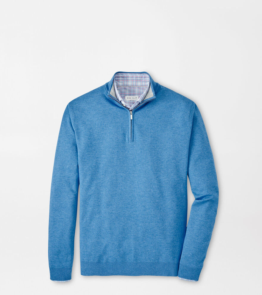 Peter Millar Coolspun Cotton Quarter-Zip Sweater