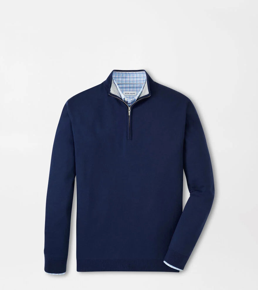 Peter Millar Coolspun Cotton Quarter-Zip Sweater
