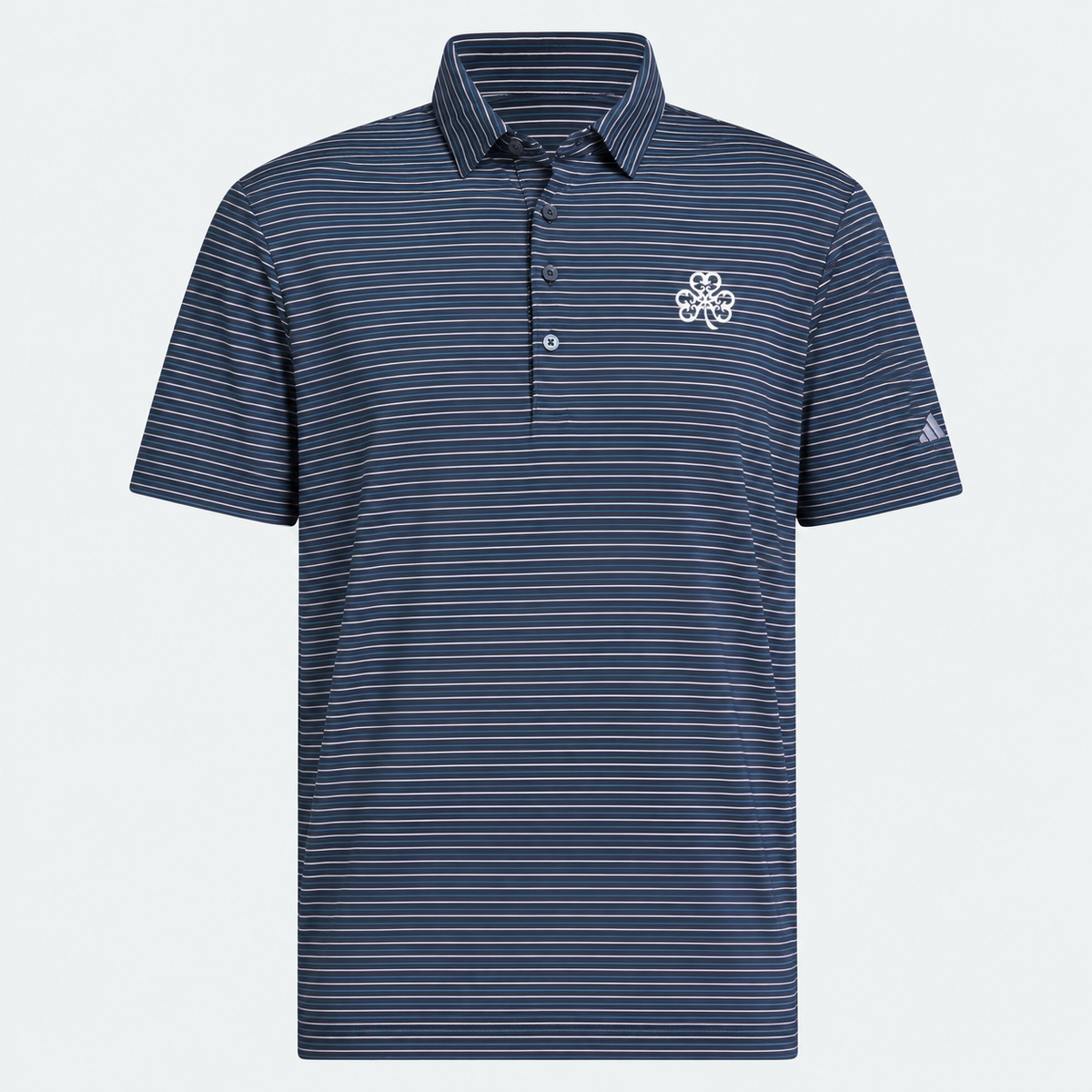 Adidas Three Color Stripe Polo
