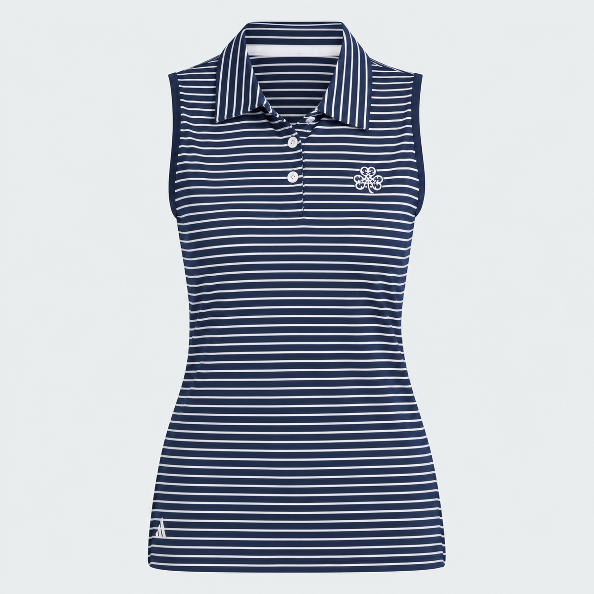 Ladies Adidas Stripe Polo