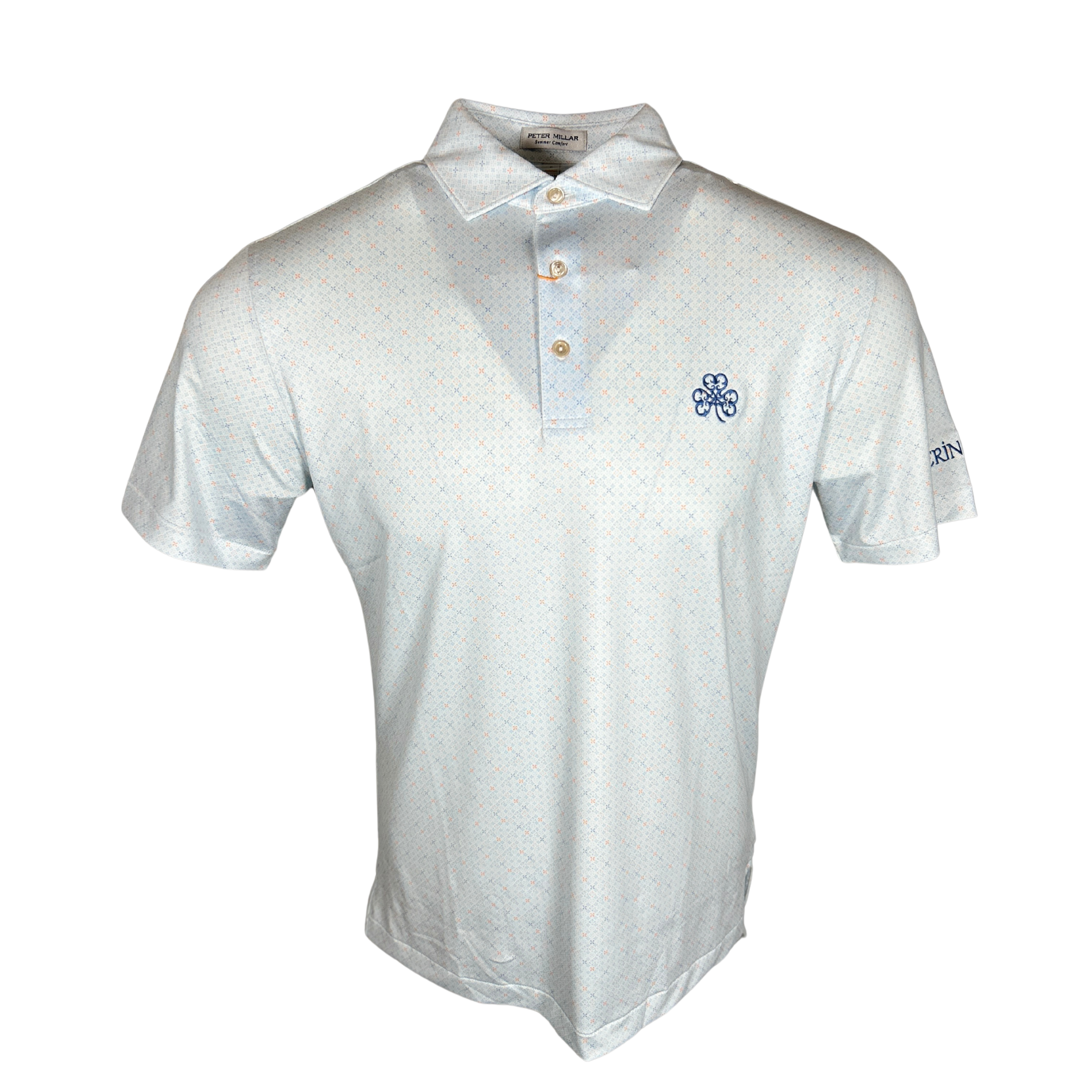 Peter Millar White Castellina Performance Jersey Polo