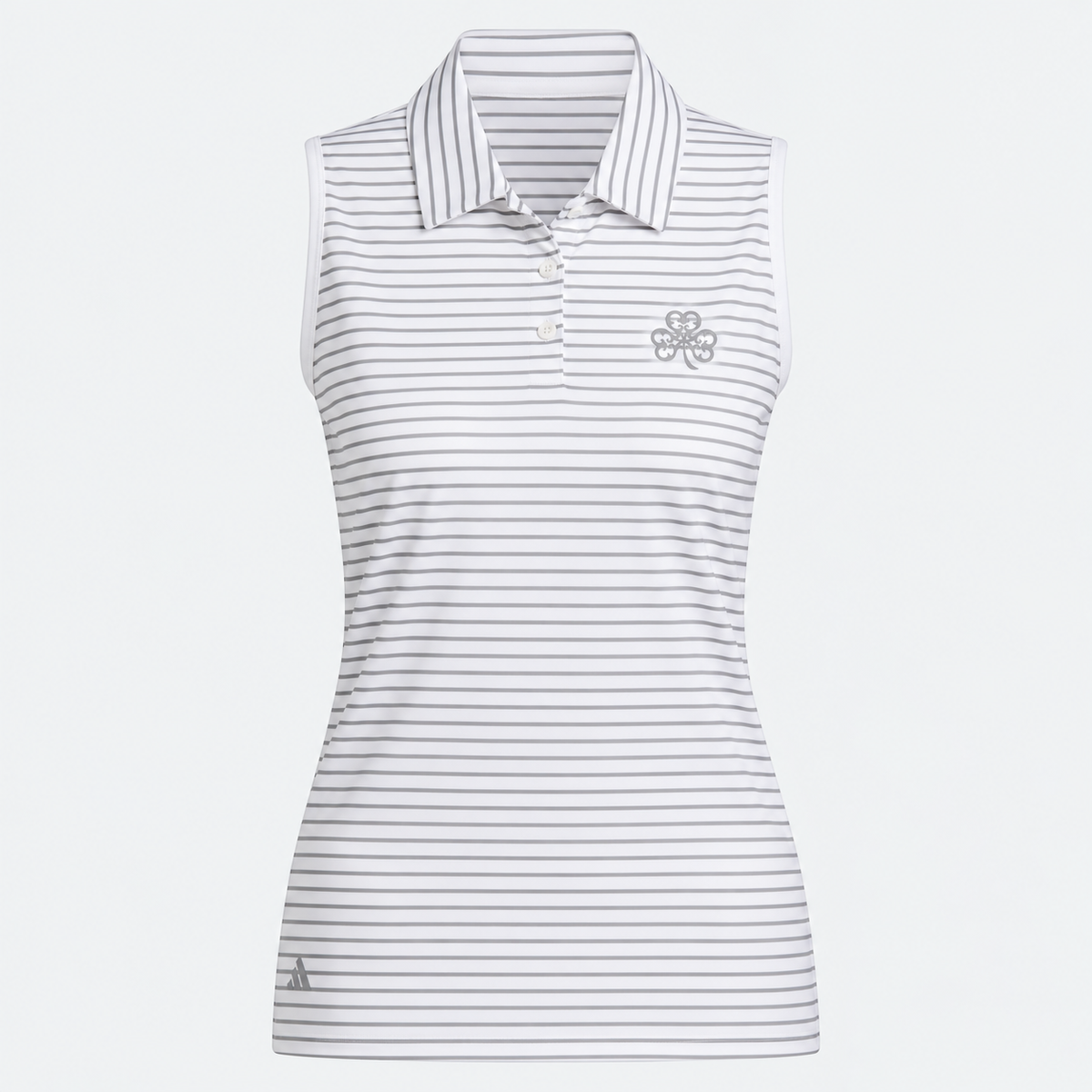 Ladies Adidas Stripe Polo