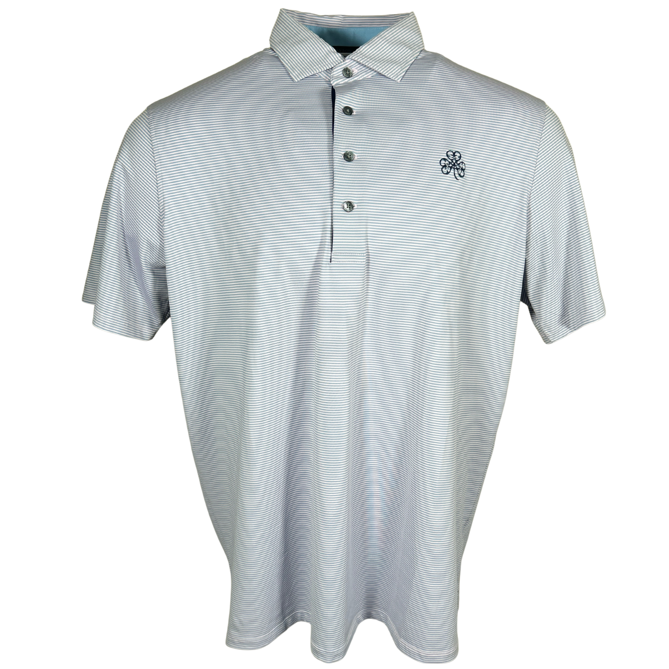 Greyson Pink Stripe Polo