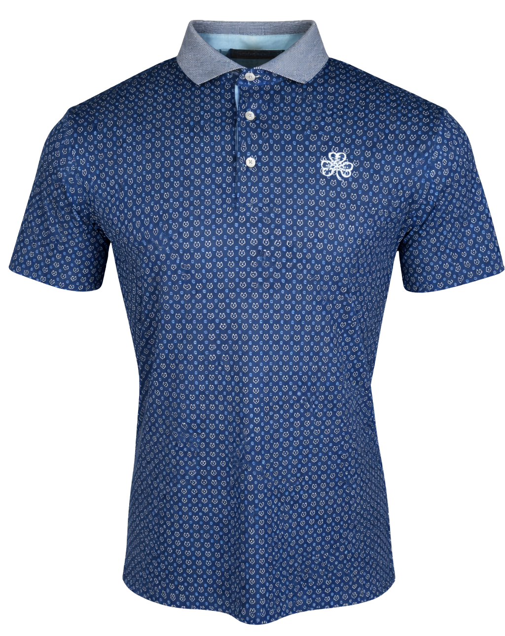 Greyson Wolf Head Polo