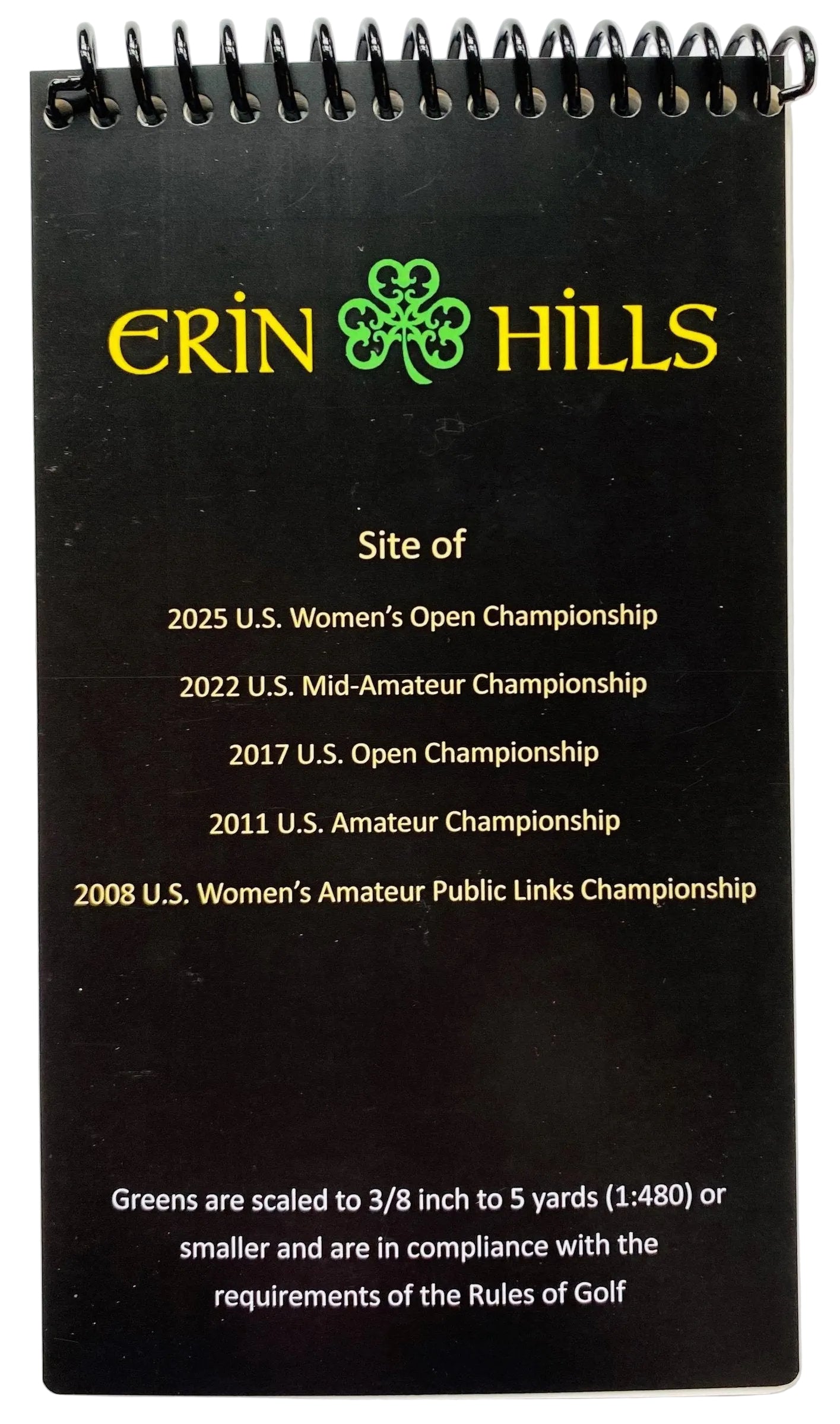 "Caddie" Yardage Book