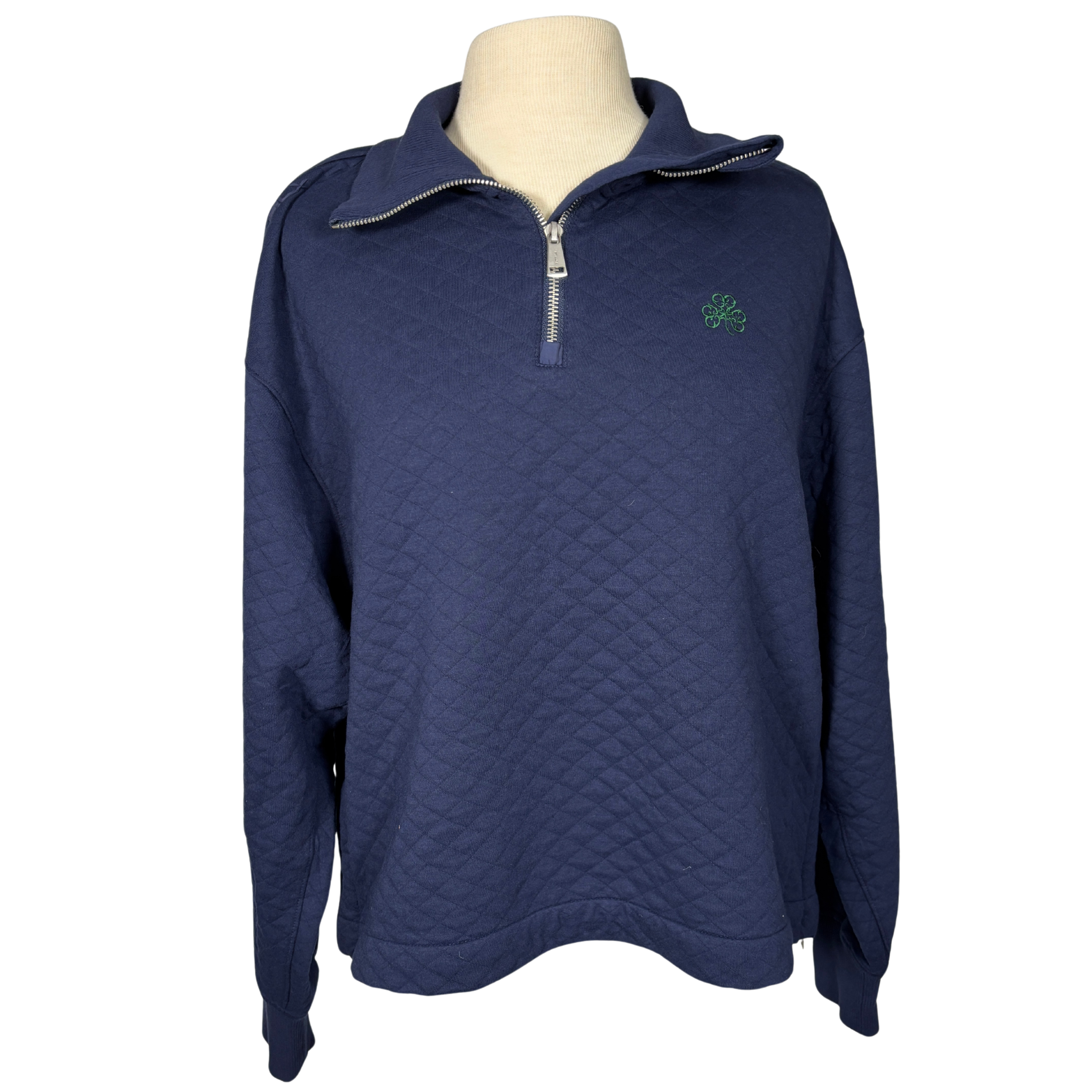 RLX Quilted Funnel Neck Quarter Zip