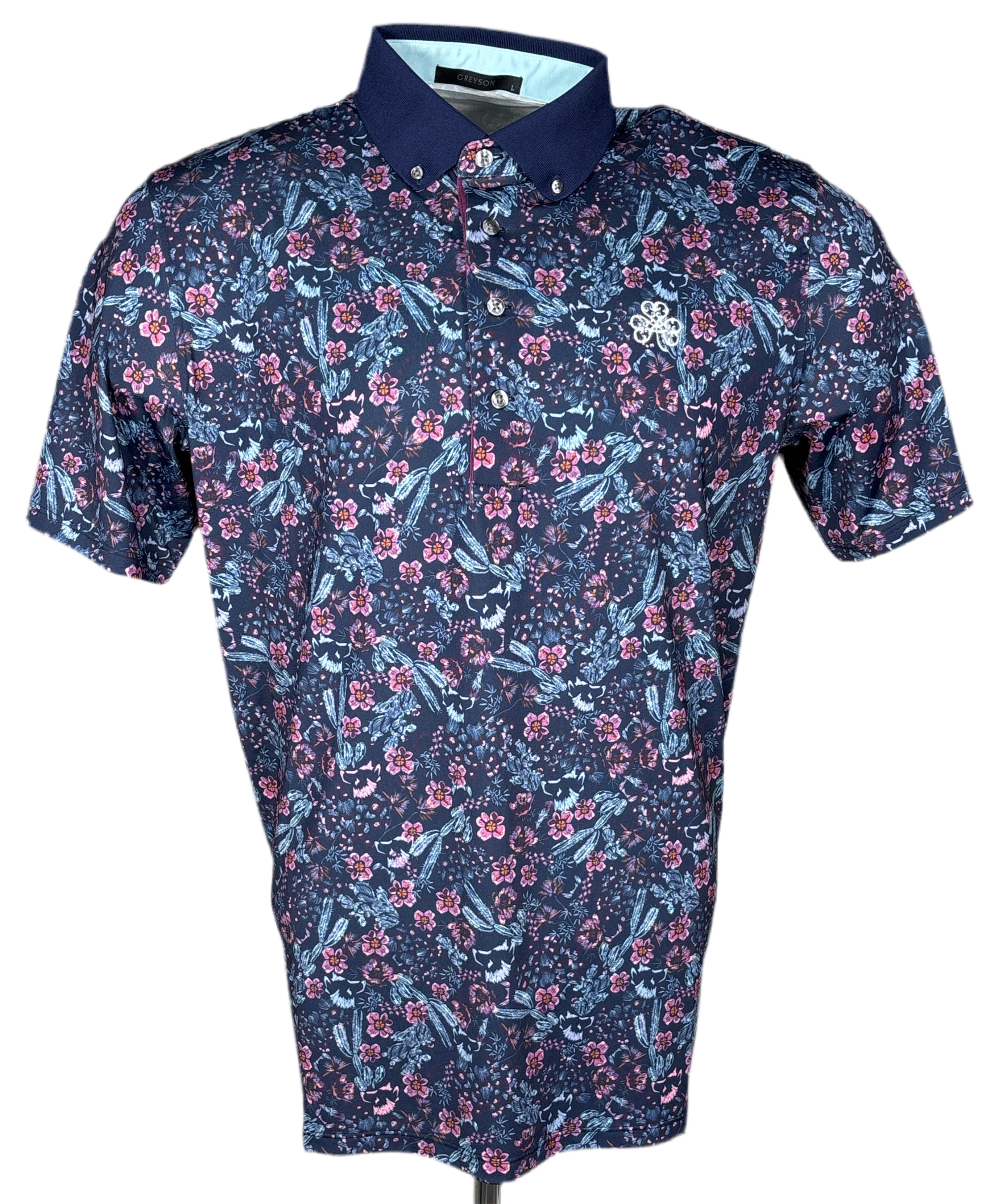 Greyson Cactus Flower Polo