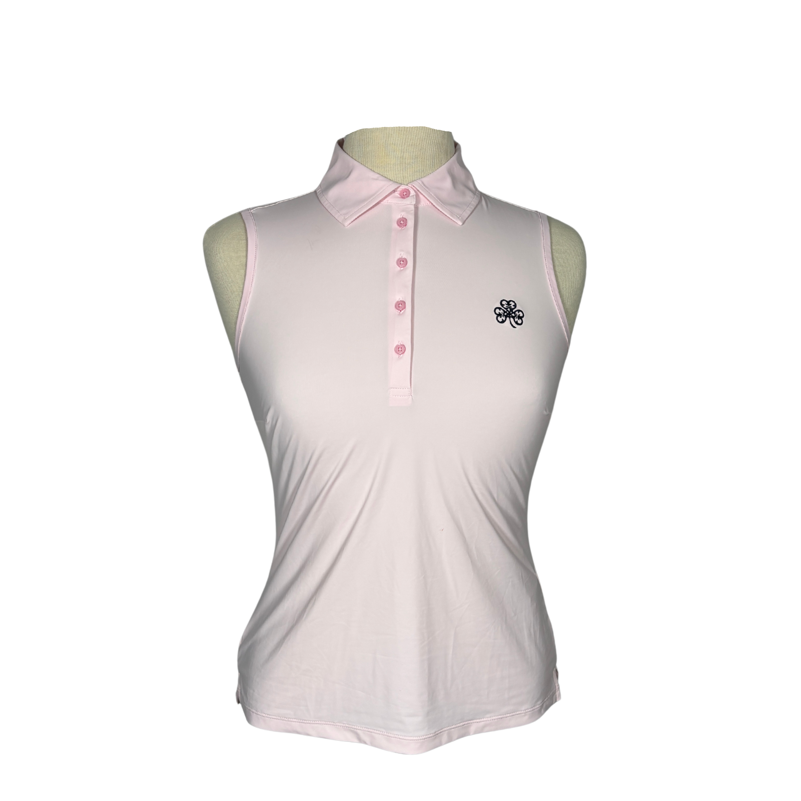 G Fore Blush Sleeveless Polo