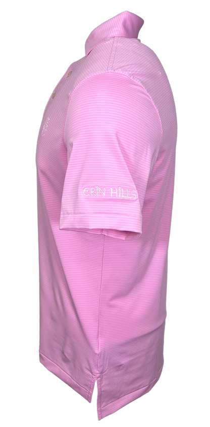 Peter Millar Pink Performance Jersey Polo