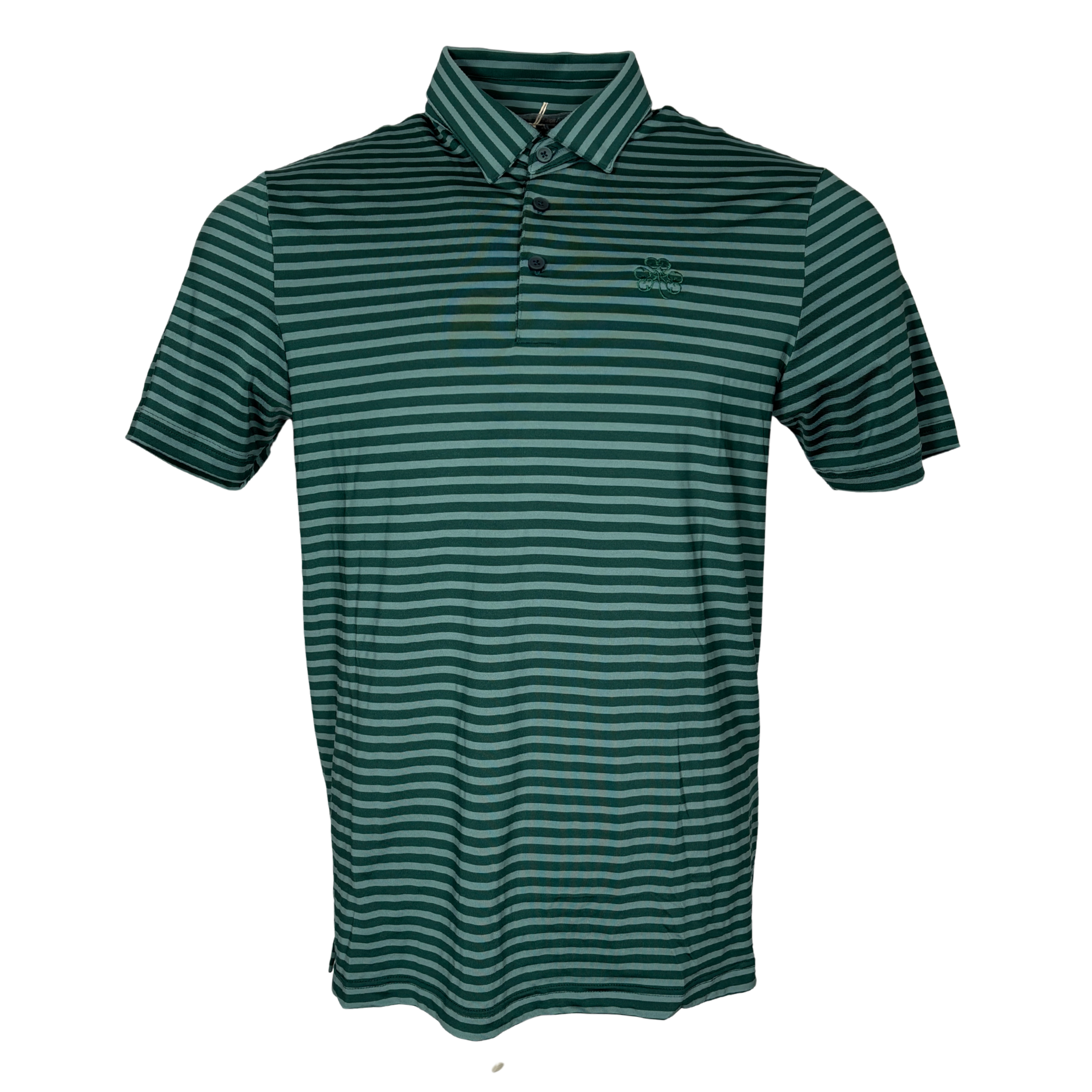 Adidas Dual Green Striped Polo