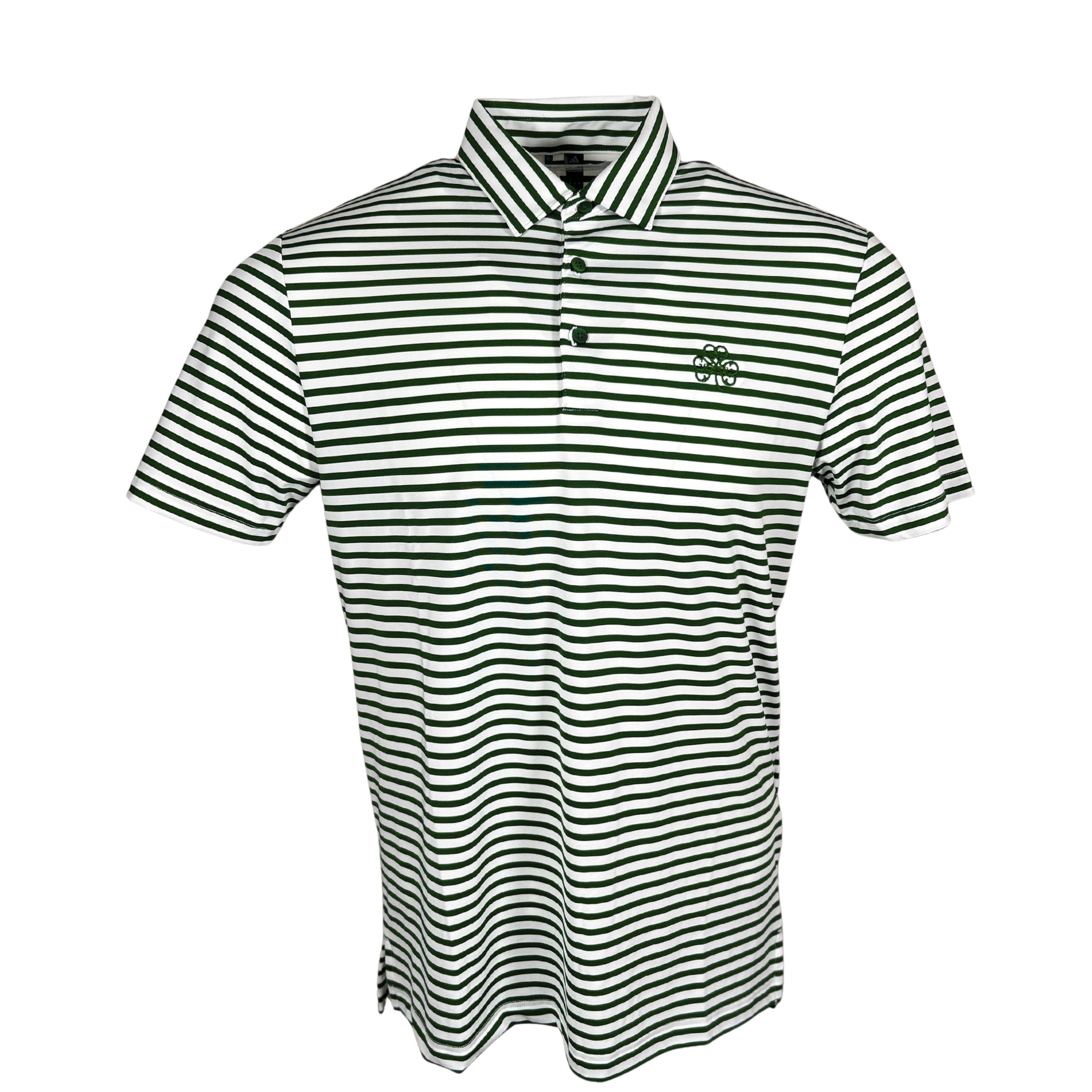 Adidas Green Stripe Polo