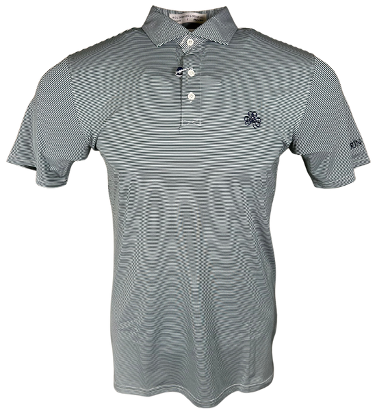 Holderness & Bourne White/Pine Perkins Polo Erin Hills