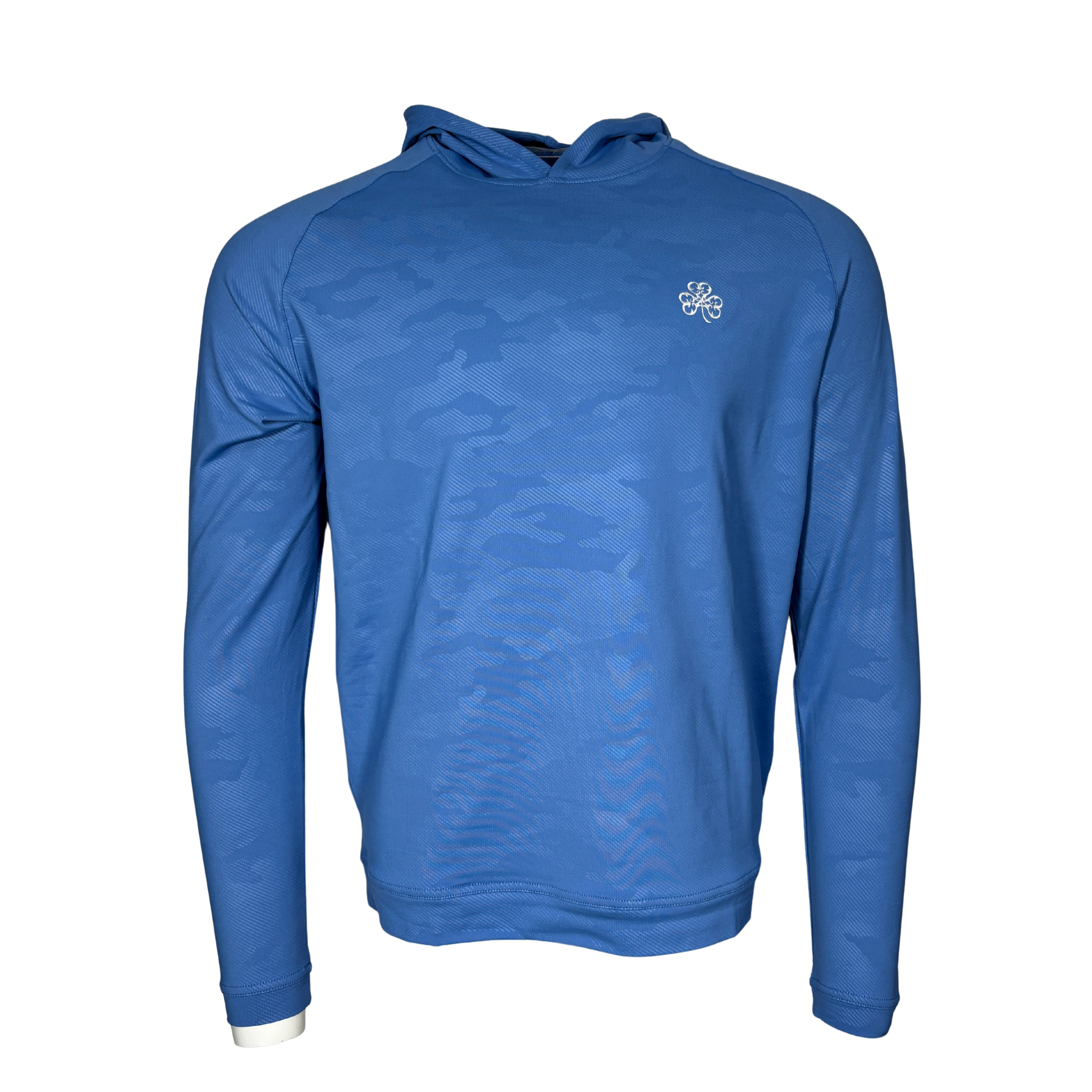 Peter Millar Light Blue Camo Hoodie
