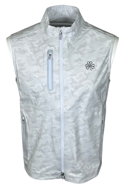 Peter Millar White Kinetic Camo Vest