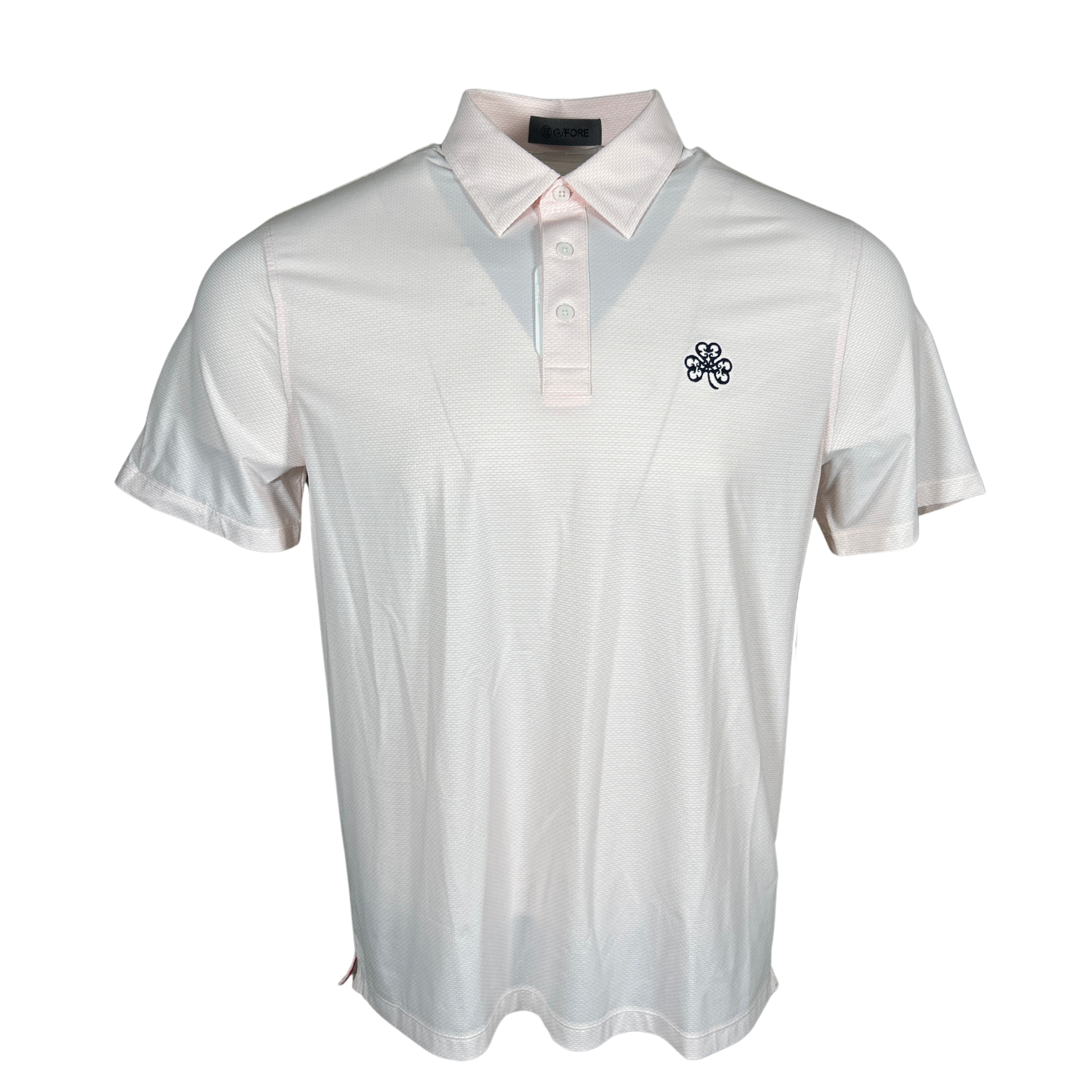 G/Fore Blush Textured Polo