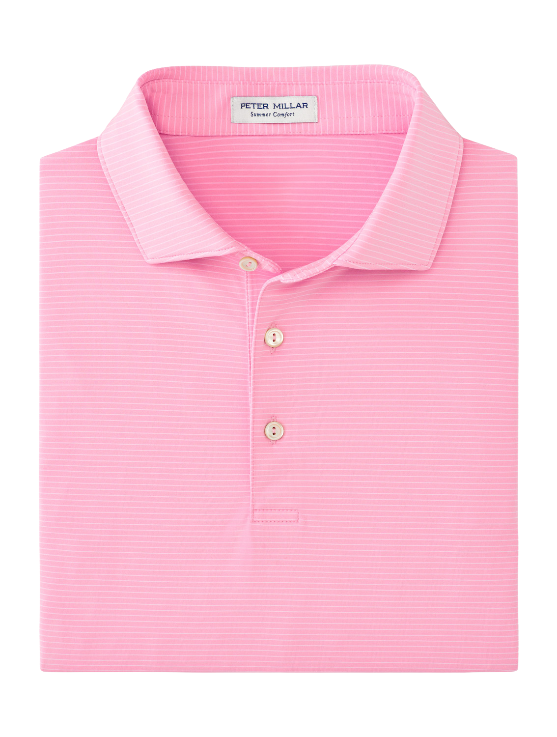 Peter Millar Pink Performance Jersey Polo