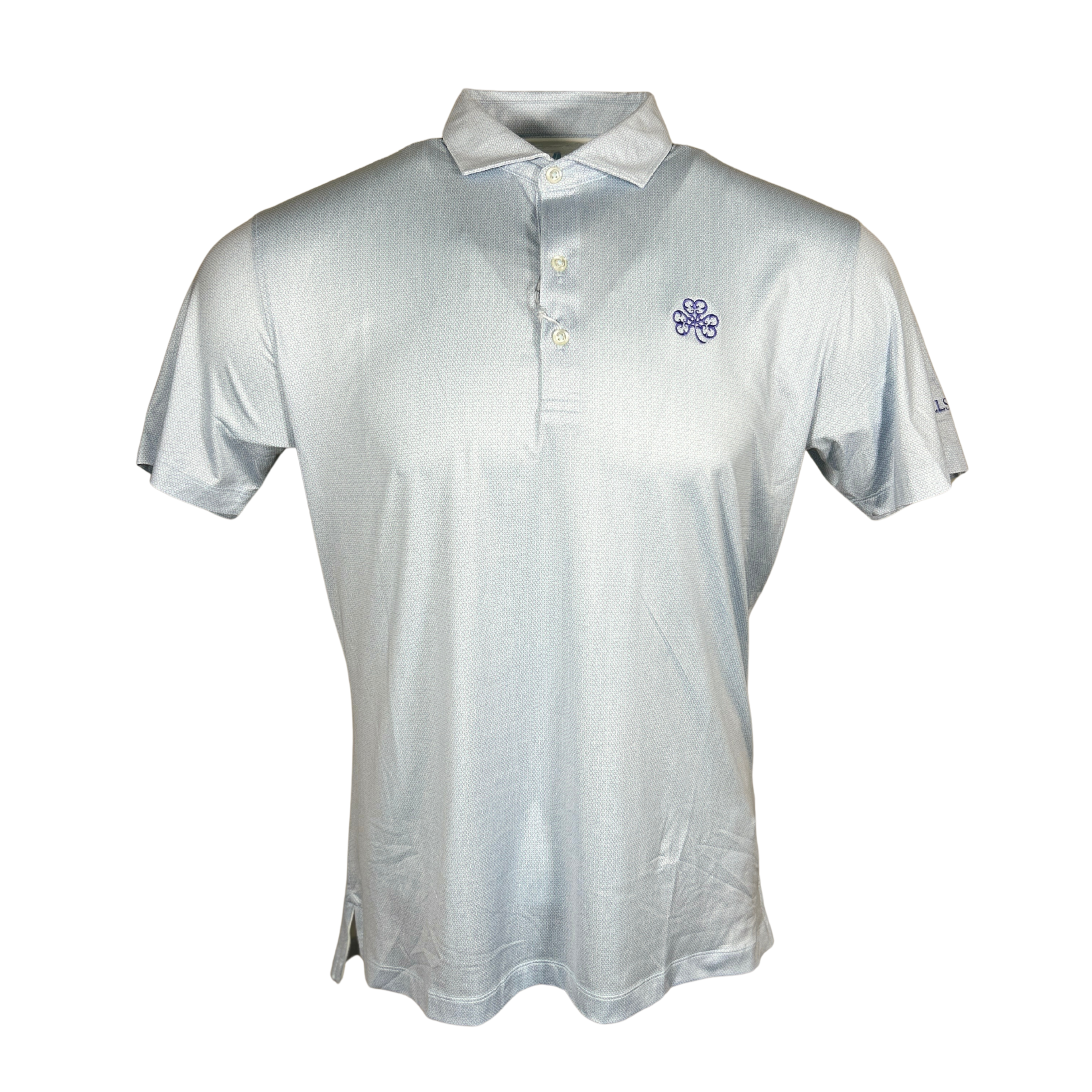 Johnnie-O Teal Daisy Polo