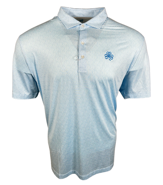 Johnnie-O Blue Flowers Polo