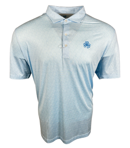 Johnnie-O Blue Flowers Polo