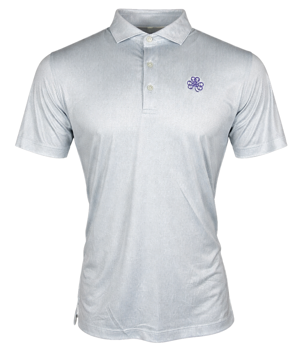 Johnnie-O Teal Daisy Polo