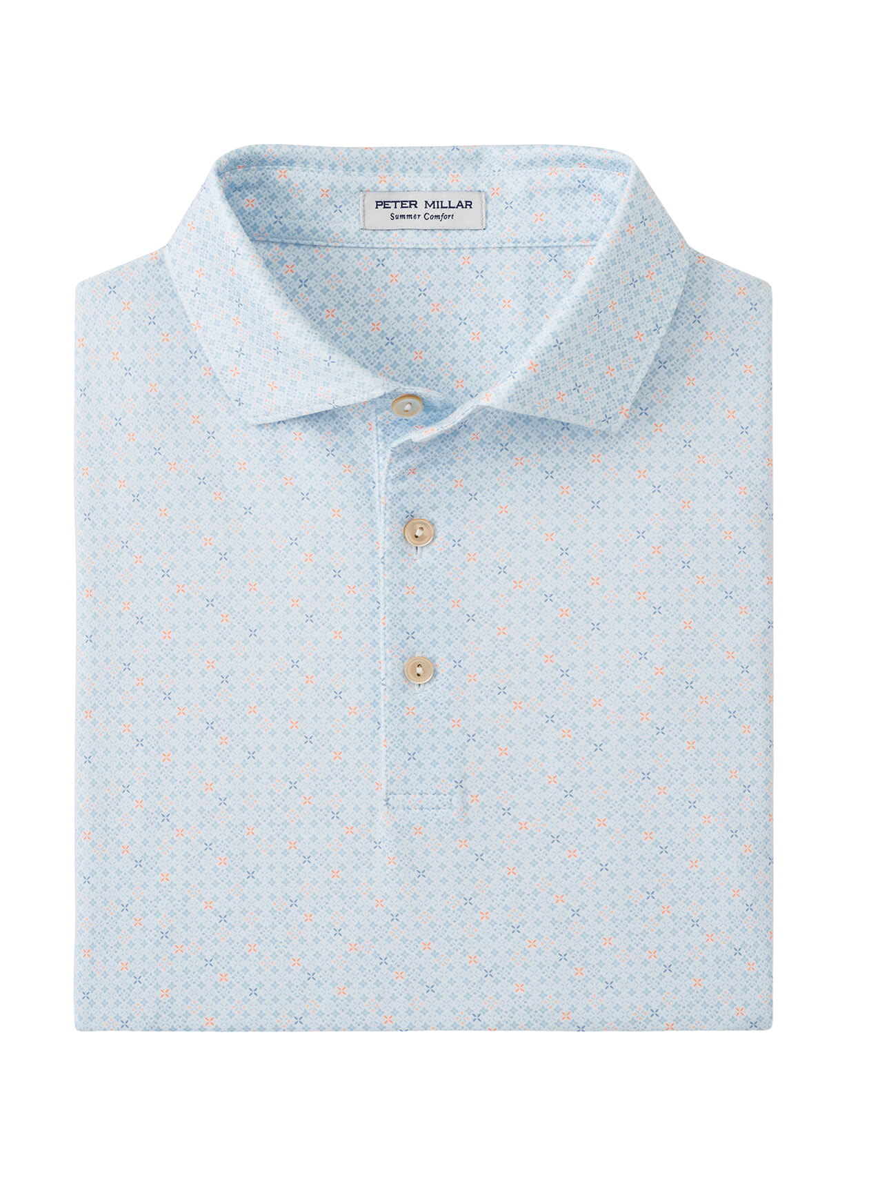 Peter Millar White Castellina Performance Jersey Polo