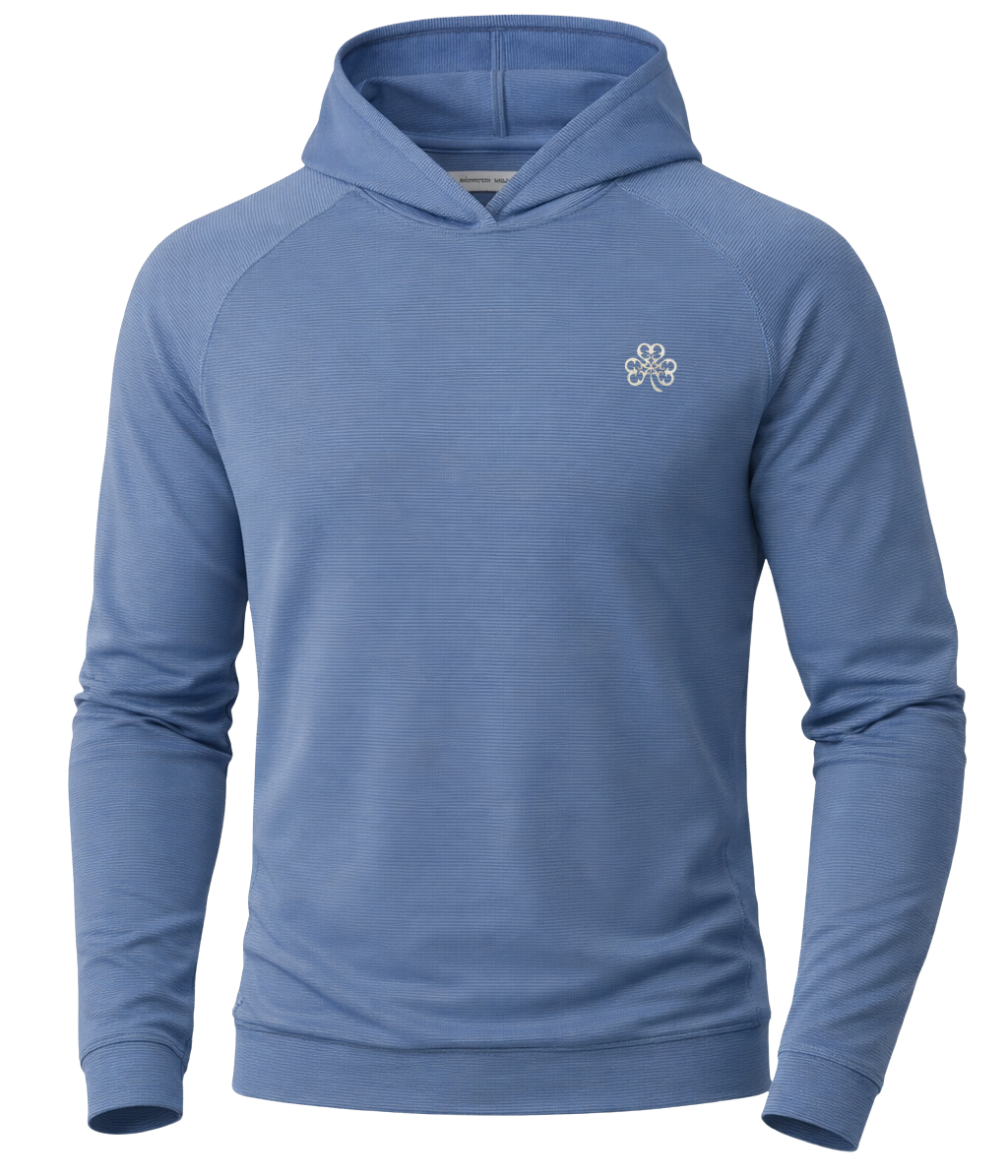 Peter Millar Blue Striped Hoodie