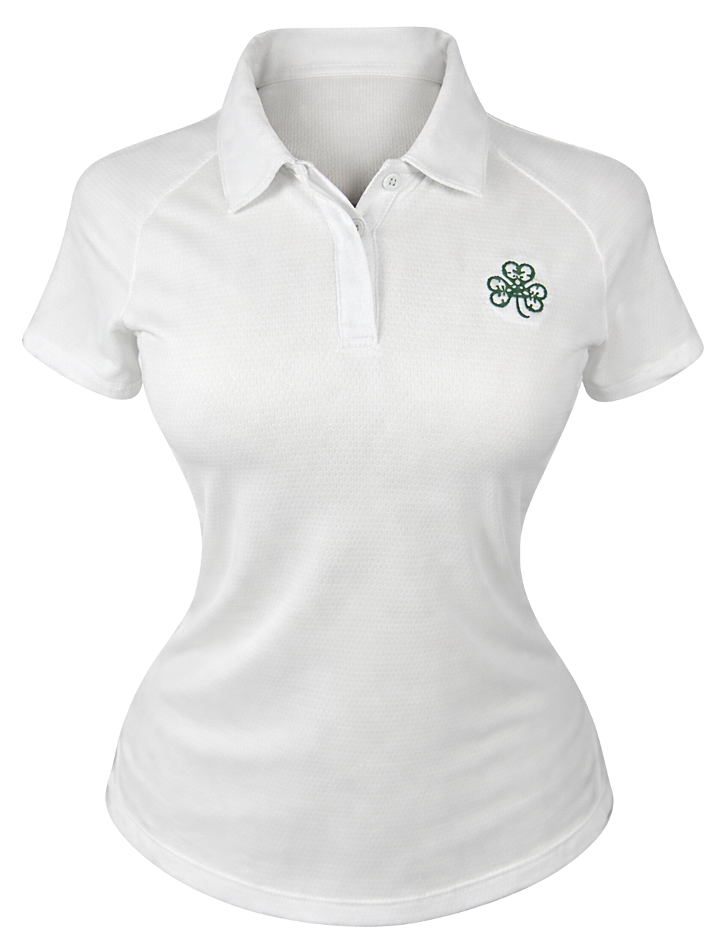 Ladies Adidas White Polo