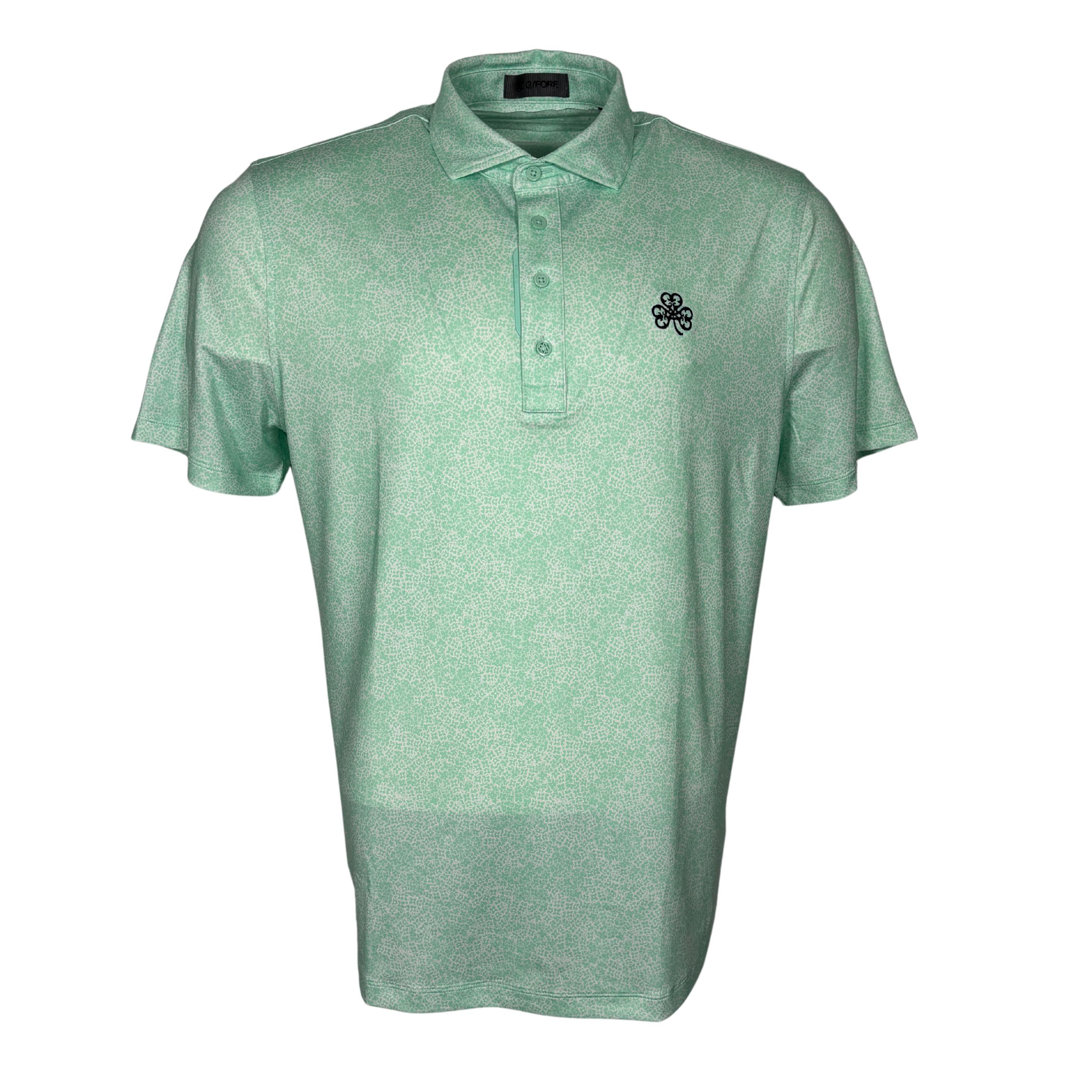 G Fore Minty Floral Polo