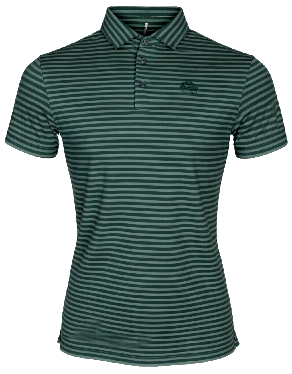 Adidas Dual Green Striped Polo