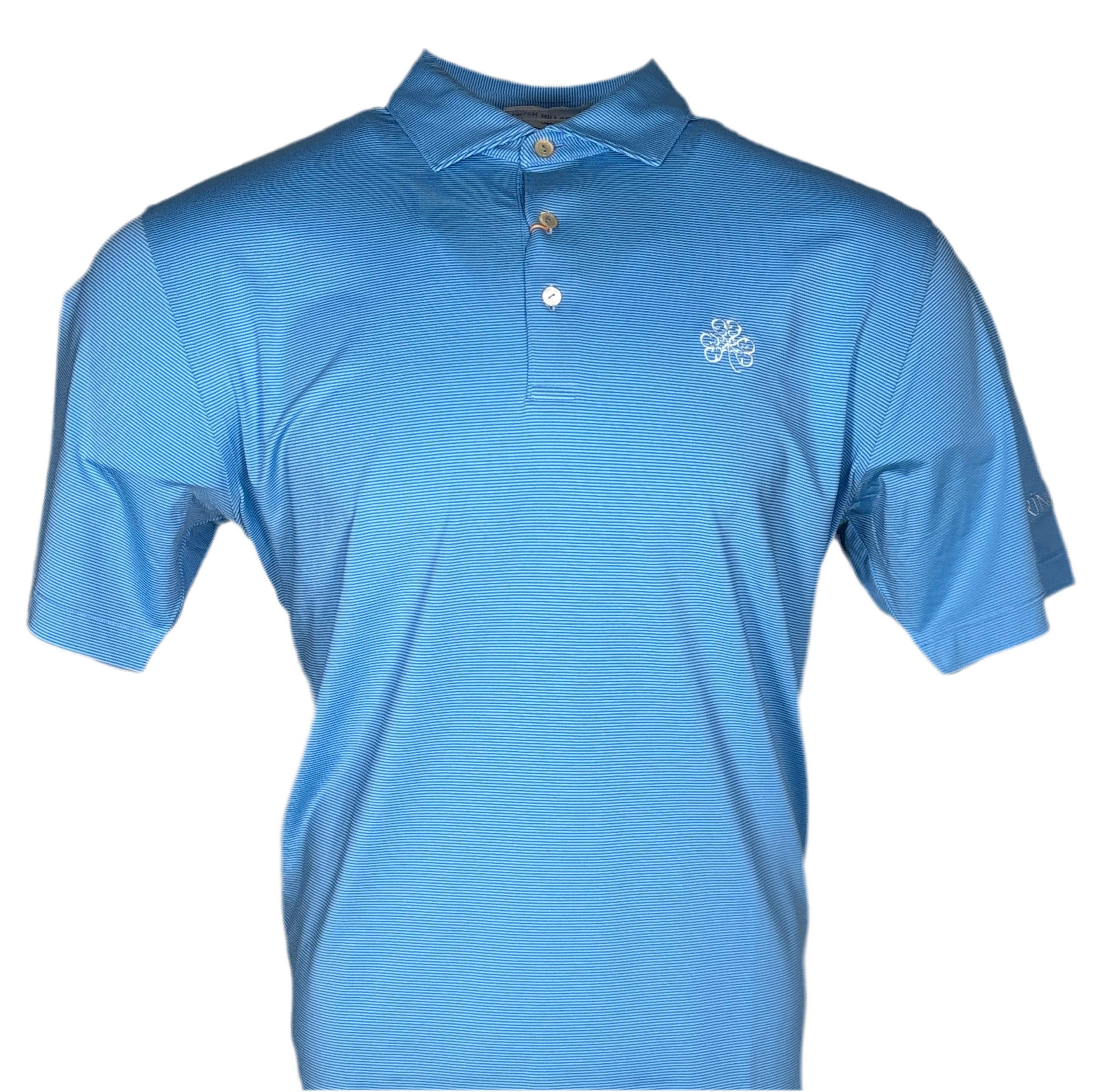 Peter Millar Blue Stripe Polo