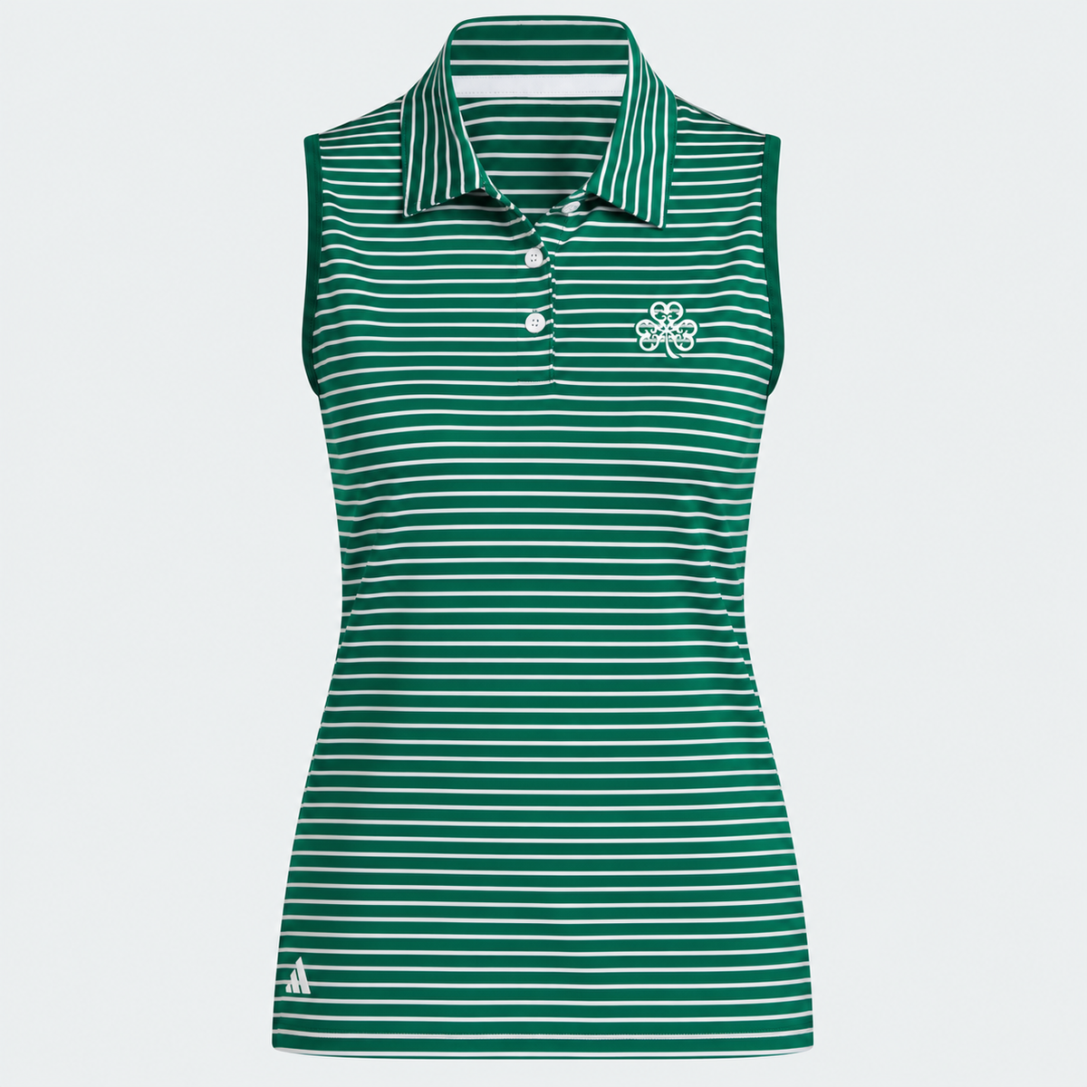 Ladies Adidas Stripe Polo