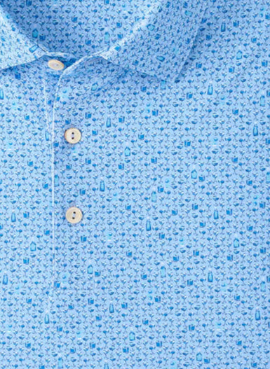 Peter Millar Whiskey Sour Performance Jersey Polo