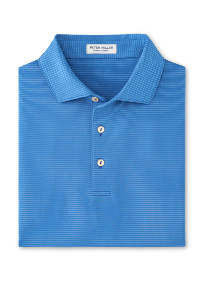 Peter Millar Sailor Blue Highlands Performance Jersey Polo