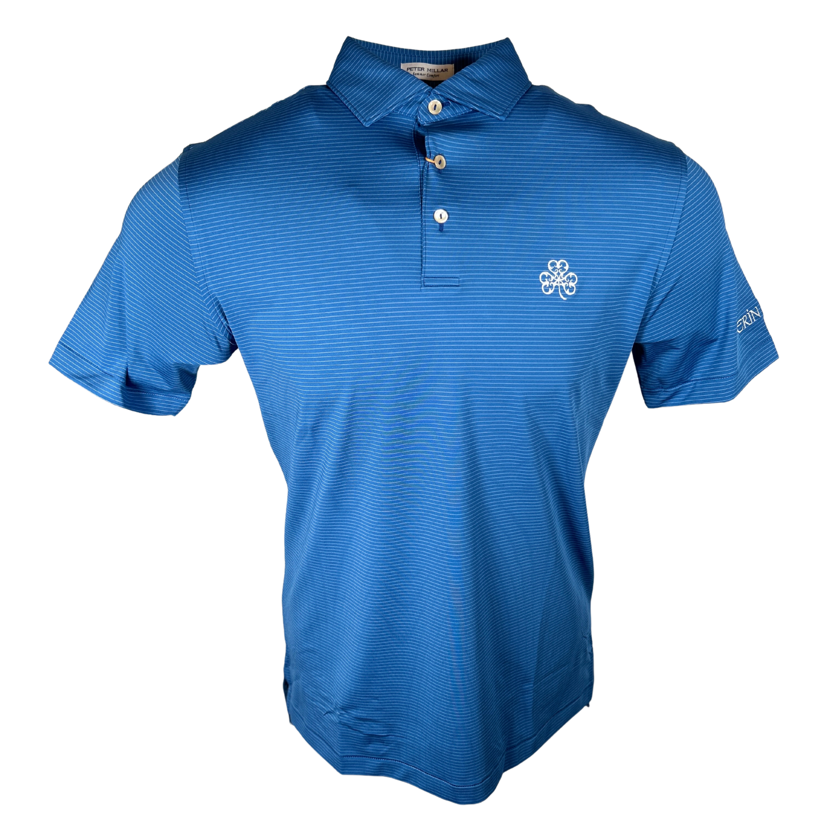 Peter Millar Sailor Blue Highlands Performance Jersey Polo