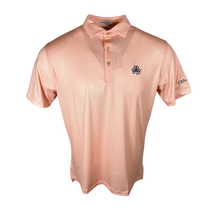 Peter Millar Papaya Santos Geo Performance Jersey Polo