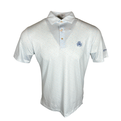 Peter Millar White Castellina Performance Jersey Polo