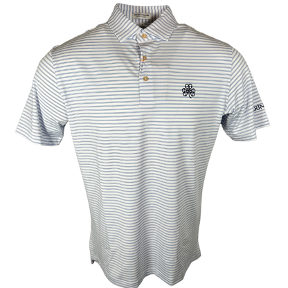 Peter Millar White Eden Performance Jersey Polo