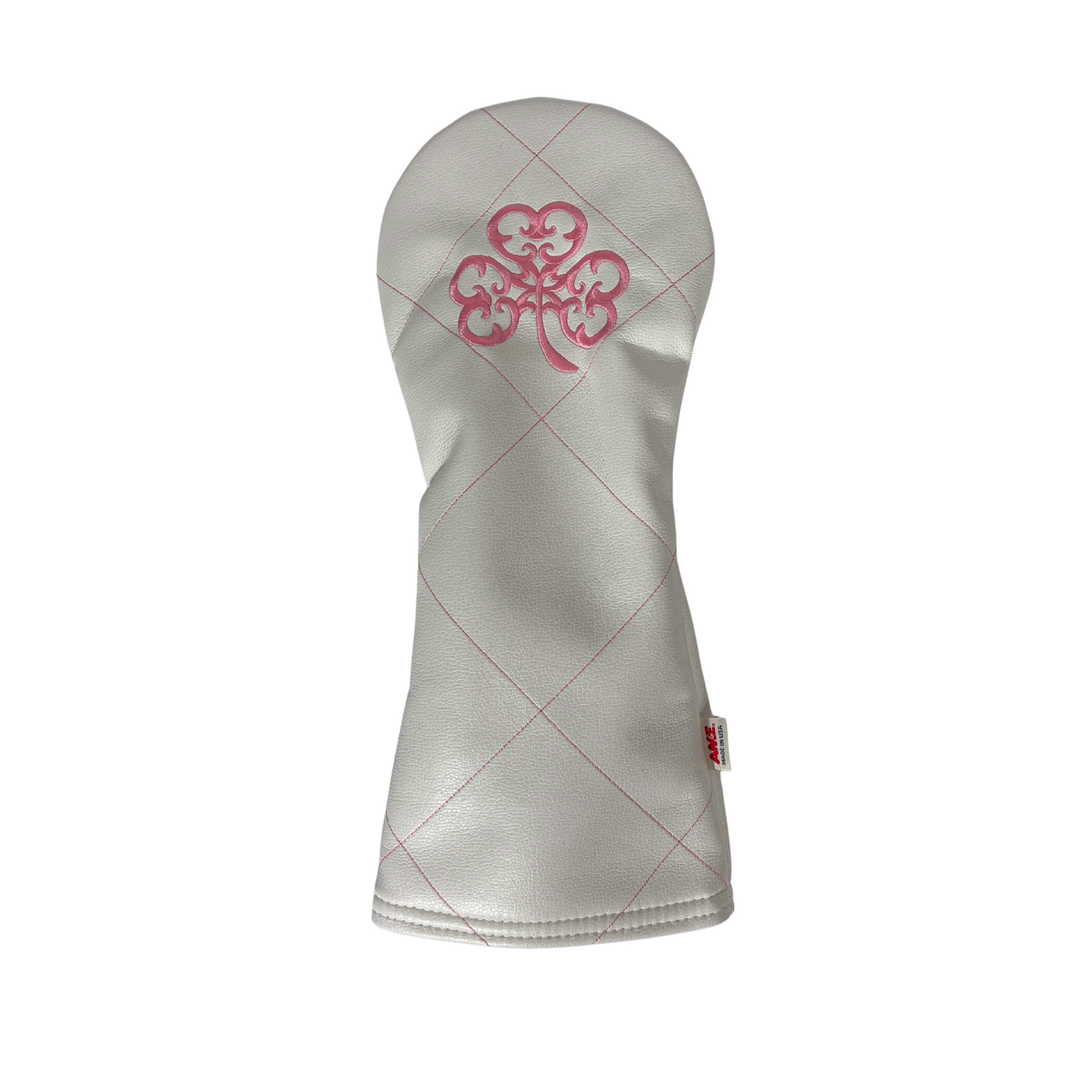 AM&E Diamond Stitch Pink Driver Cover