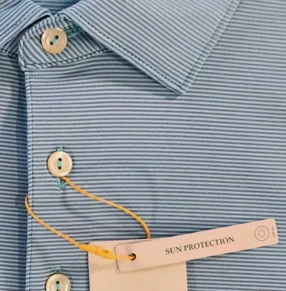 Peter Millar Jubilee Stripe Rainfall Polo