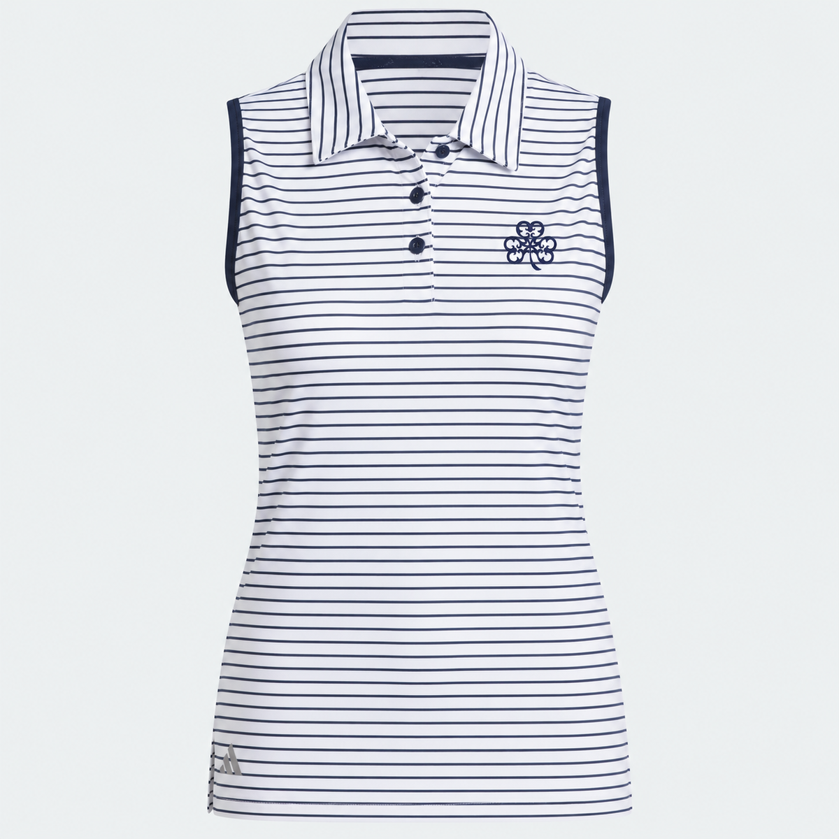 Ladies Adidas Stripe Polo