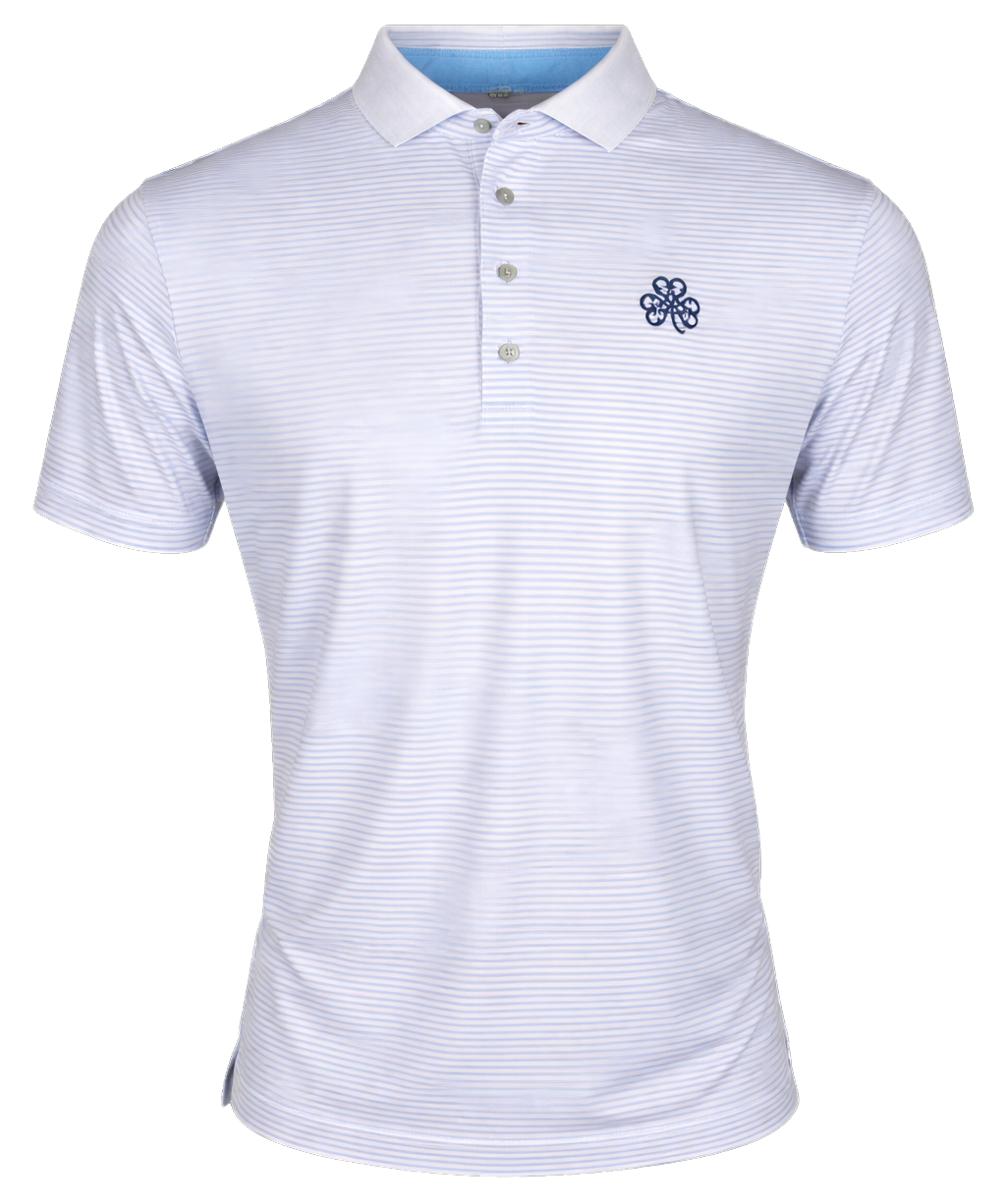 Greyson Pink Stripe Polo