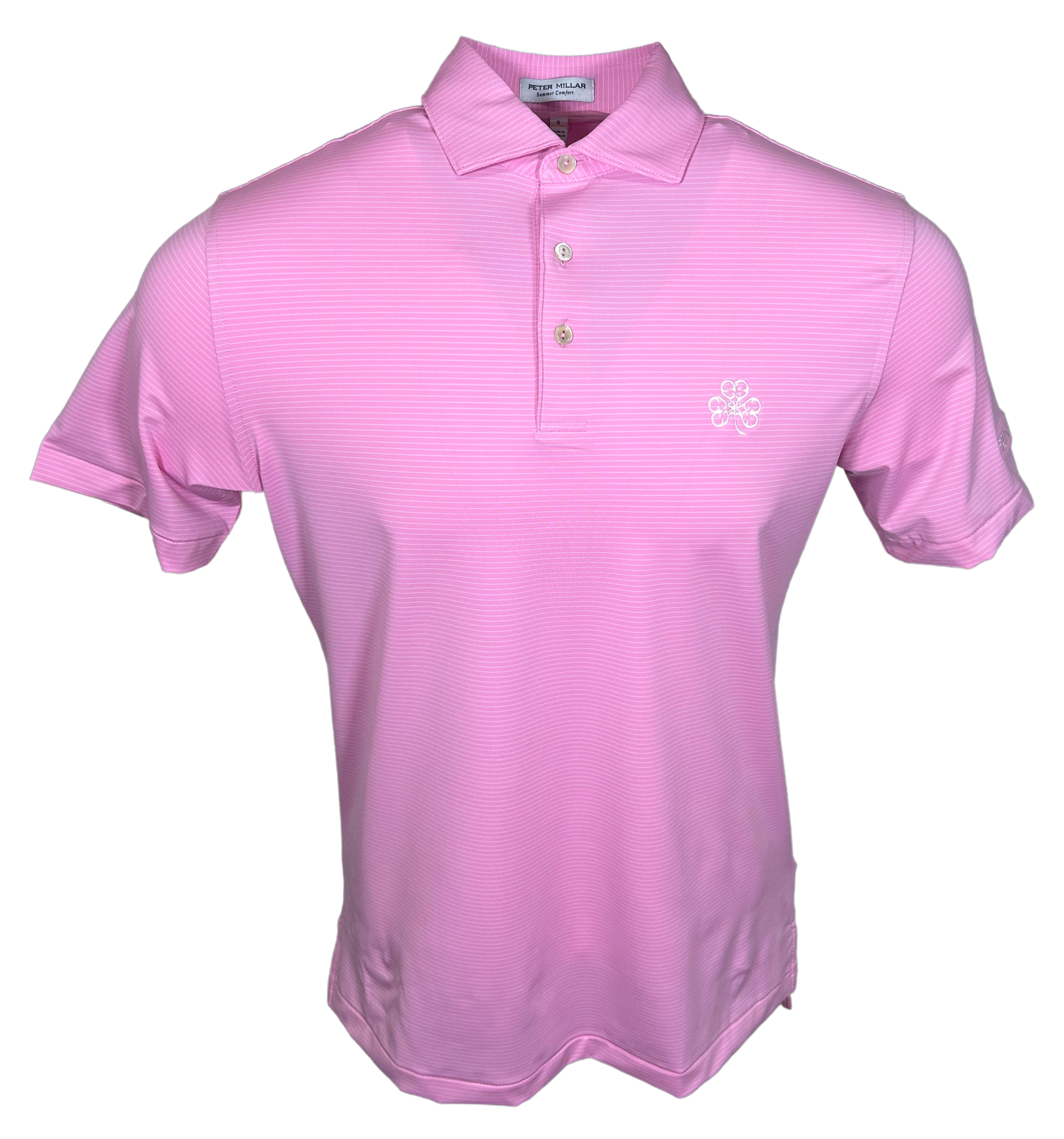 Peter Millar Pink Performance Jersey Polo