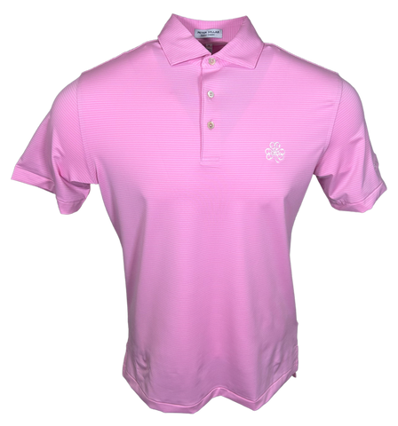 Peter Millar Pink Performance Jersey Polo