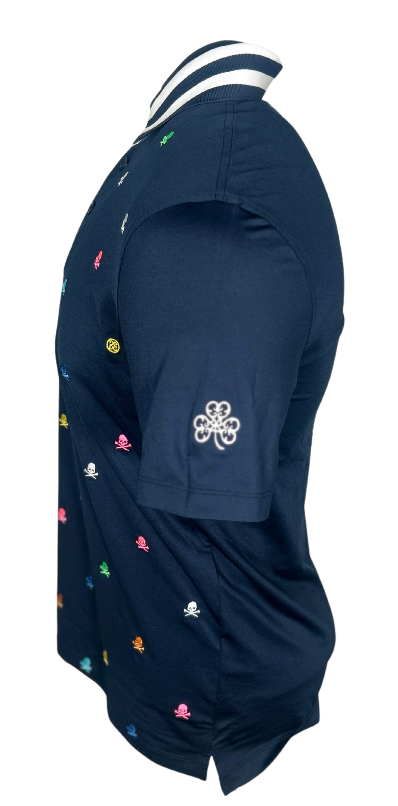 G Fore Embroidered Jersey Tech Polo