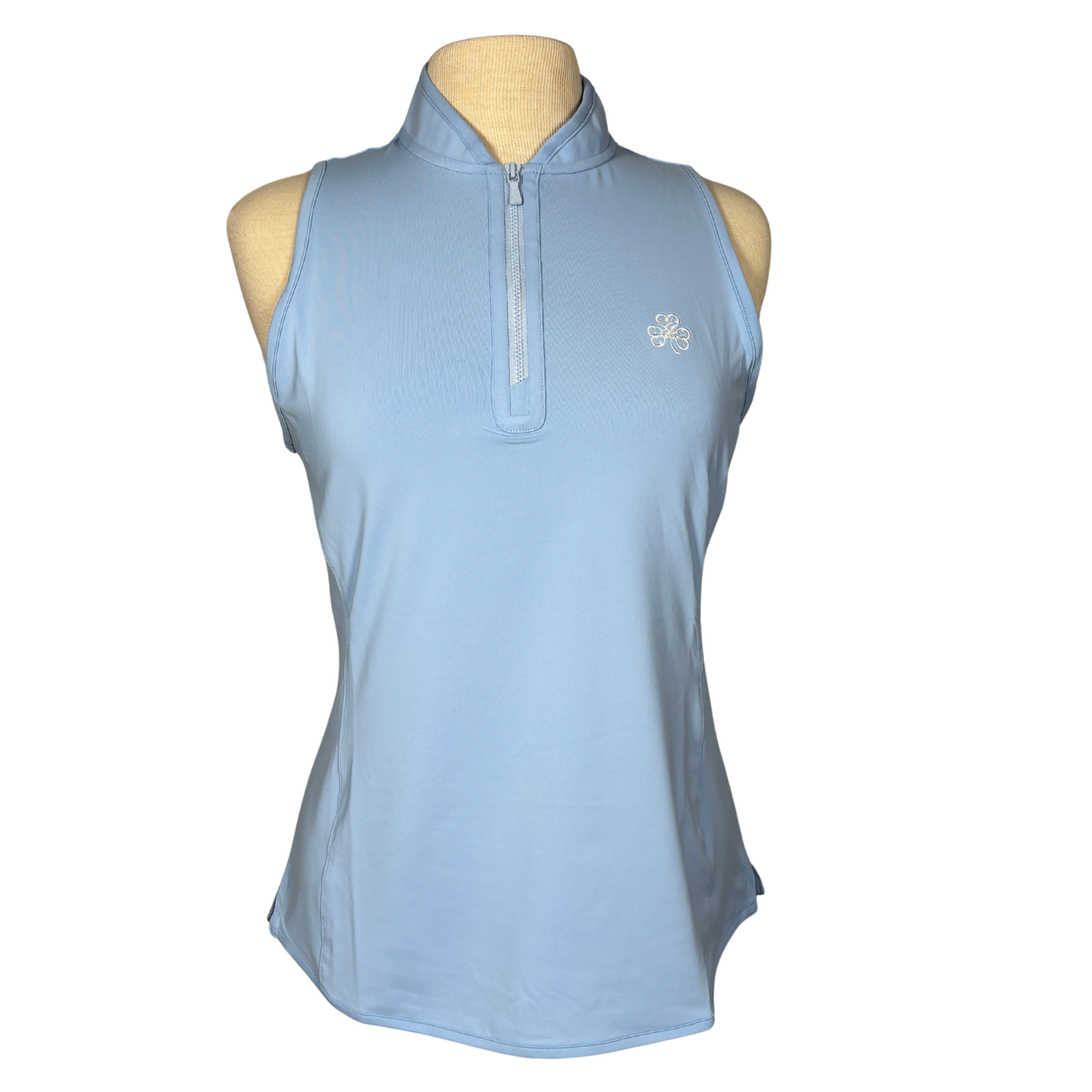 Peter Millar Cottage Blue Sleeveless Polo