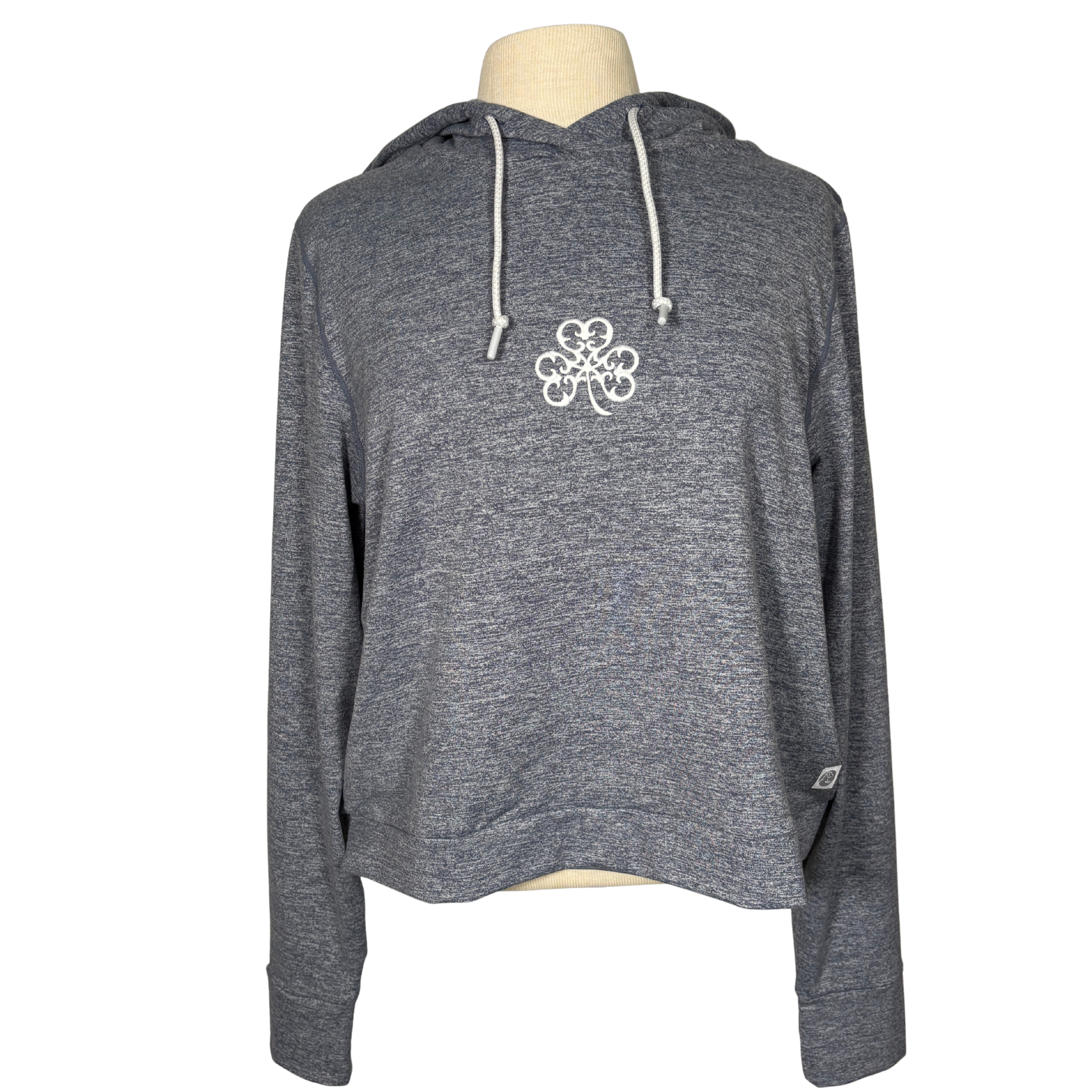 Rhoback Heathered Cropped Hoodie