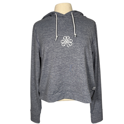 Rhoback Heathered Cropped Hoodie
